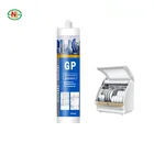 RTV white clear Acid acrylic acetic silicone sealant for dishwasher silicone sealant electrical insulation