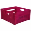 High quality colorful vegetable fruit storage solid wood shipping crate
