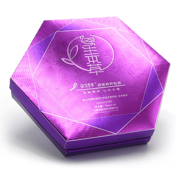 customize hexagon gift box with hat box for gift or craft