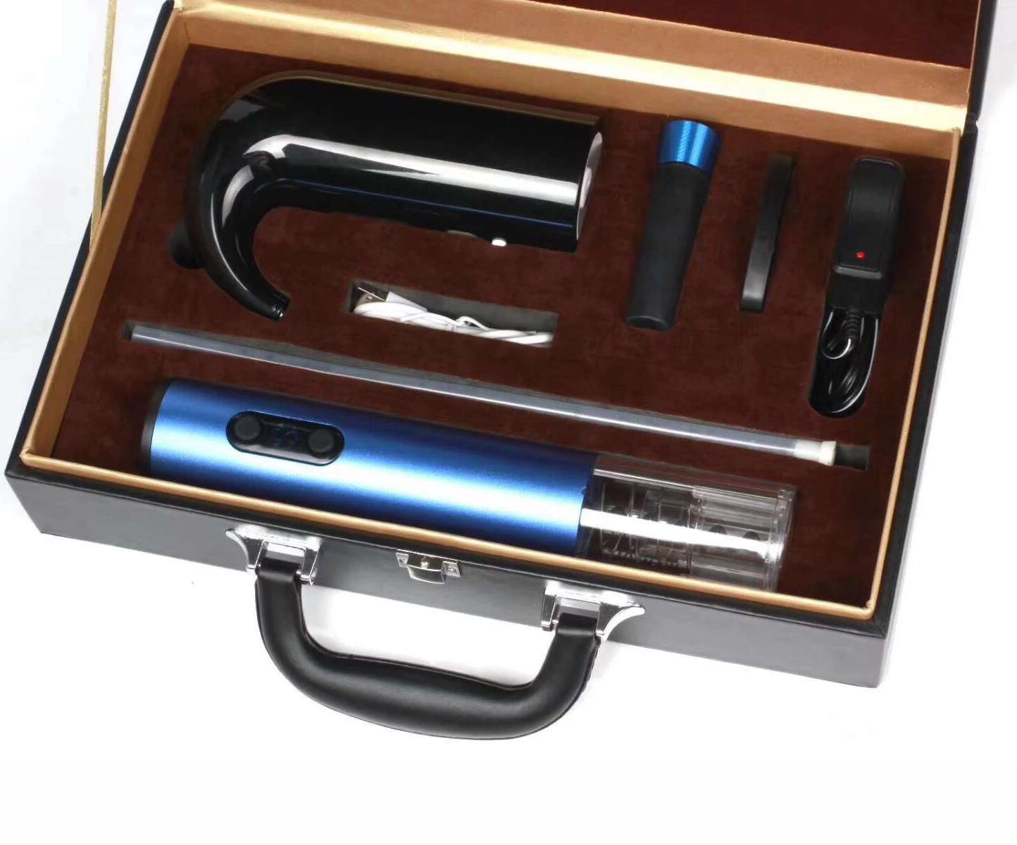 Wine Accessories 2019 Travel Leather Bar Set , Newest Corporate Gift Ideas , Luxury Wine Corkscrew Opener Electric Aerator Kit, Customized
Wine Accessories 2019 Travel Leather Bar Set , Newest Corporate Gift Ideas , Luxury Wine Corkscrew Opener Electric Aerator Kit, Customized