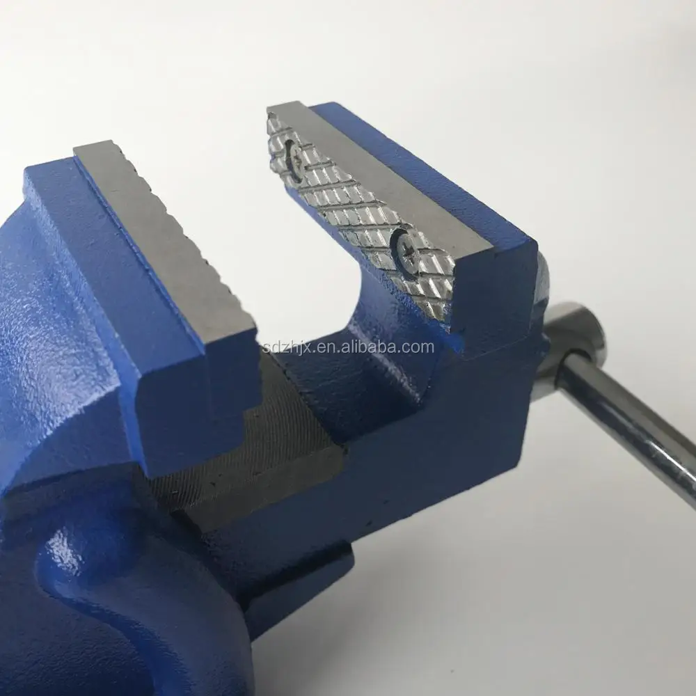 Heavy duty type swivel bench vice with anvil
