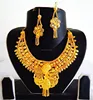 South Indian Gold plated Imitation jewelry-Wholesale african gold plated Jewellery set-Fashion Jewelry
