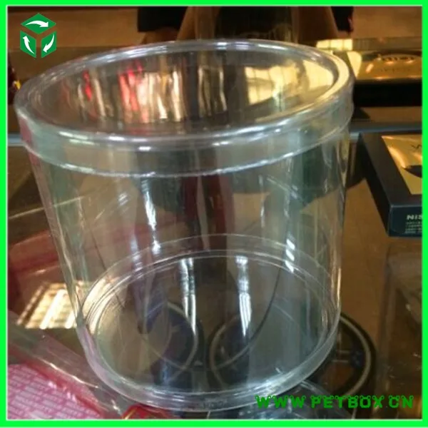 Plastic PVC clear packaging round tube packaging