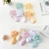 KANGYI India free shipping Promotion kids cotton thin with soft lace princess elegant socks for children