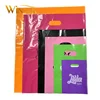 guangzhou cheap printing die cut handle cute garment plastic bags with logo for clothes shopping
