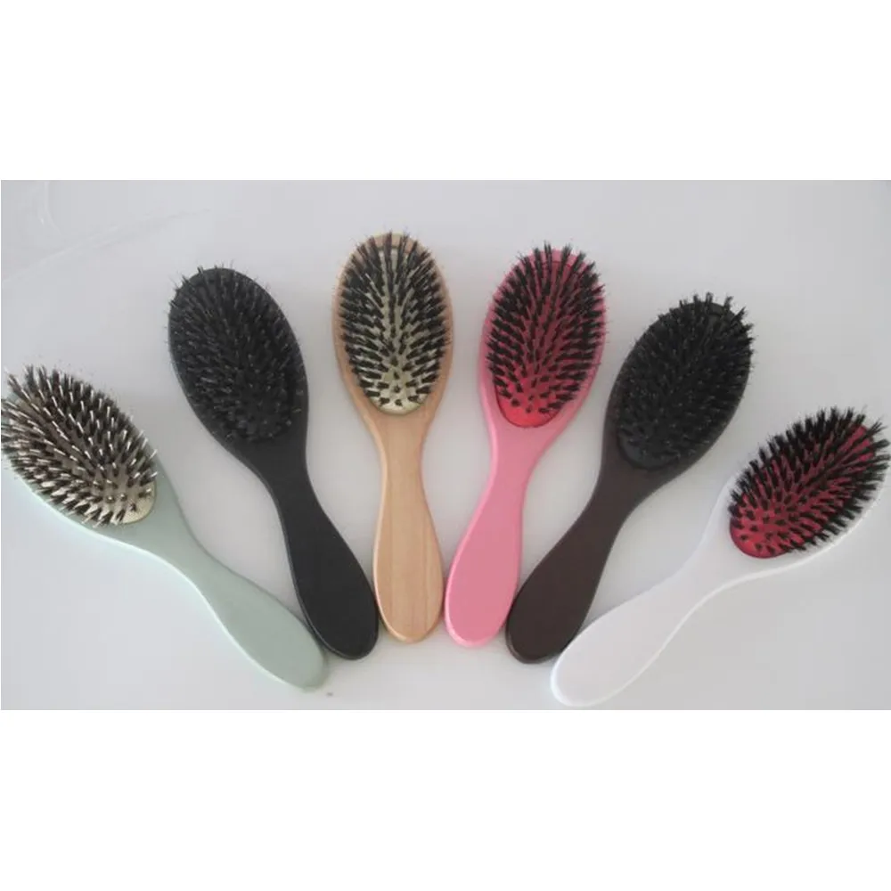 Boar bristle hair brush hair extension comb 
Boar bristle hair brush hair extension comb