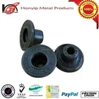 24L black metal shank buttons and rivets for denim