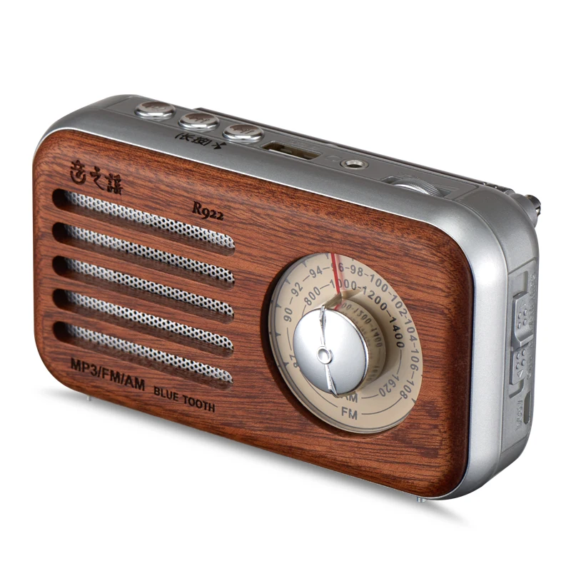 OEM wooden mini vintage wireless fm radio receiver remote control - ANKUX.COM