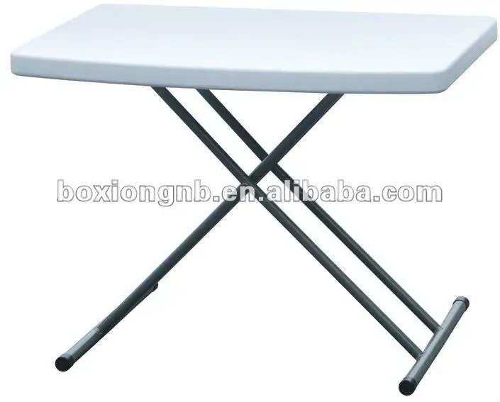 Adjustable Height plastic folding table