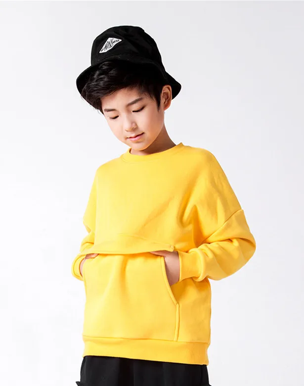 2018 winter new boy plus velvet thick sweater solid color foundation section big children round neck sweater, Yellow;purple;green;black;orange
2018 winter new boy plus velvet thick sweater solid color foundation section big children round neck sweater, Yellow;purple;green;black;orange