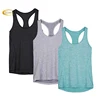 Ecoach Activewear high quality 60%cotton 40%polyester dry fit women running workouts racerback sports yoga tank top
