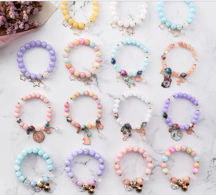 Young girl cute charm glass crystal beads bracelets teengars diy glass stretch beaded bracelets summer cool bracelets jewelry
Young girl cute charm glass crystal beads bracelets teengars diy glass stretch beaded bracelets summer cool bracelets jewelry
