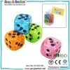 Interesting plastic custom dice for wholesale