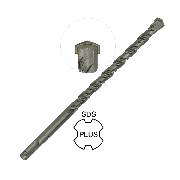 5Pcs SDS Plus Rotary Hammer Drill Bit Set in Plastic Box