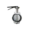 cf8 cf8m butterfly valve withe handles stainless steel 304 316l butterfly valve