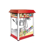 Commercial Branded Luxury Red Roof Electric 8 OZ Popcorn Vending Machine Popcorn Maker