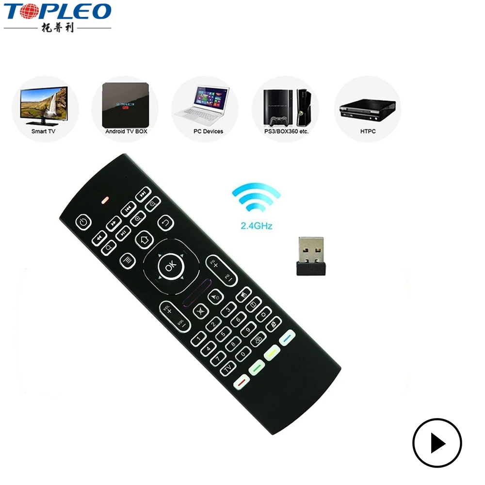 Wide varieties led back-lights 2.4 GHz air mouse Wireless USB universal remote control for tv
Wide varieties led back-lights 2.4 GHz air mouse Wireless USB universal remote control for tv
