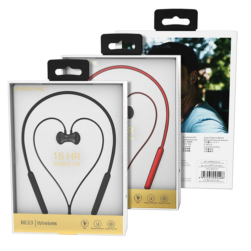 BOROFONE BE23 Semi-in-ear Design For Auricle Portable Wireless Headset - ANKUX.COM