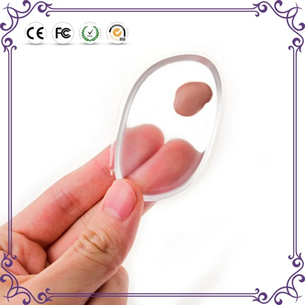 Cosmetic puff transparent silicone sponge for foundation silisponge (3).jpg