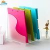 File rack A4 data bar simple book file folder desktop acrylic beautiful color file holder