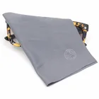 Custom size black Lens Cleaning Microfiber Cloth Towel Rags with logo embossed
