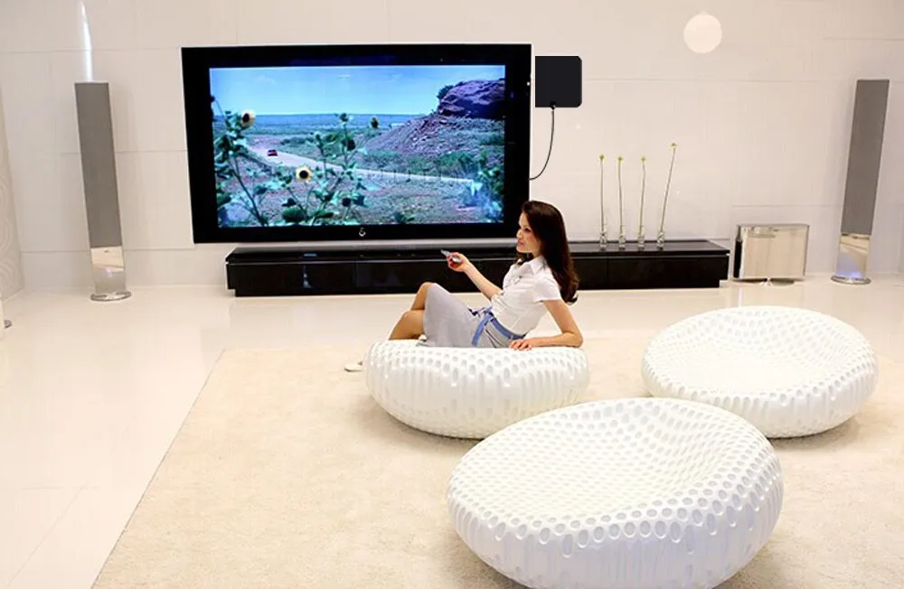 工場directlysupplyトップ品質室内テレビアンテナ最高室内テレビアンテナvhf uhf屋内アンテナANT-101-BB仕入れ・メーカー・工場