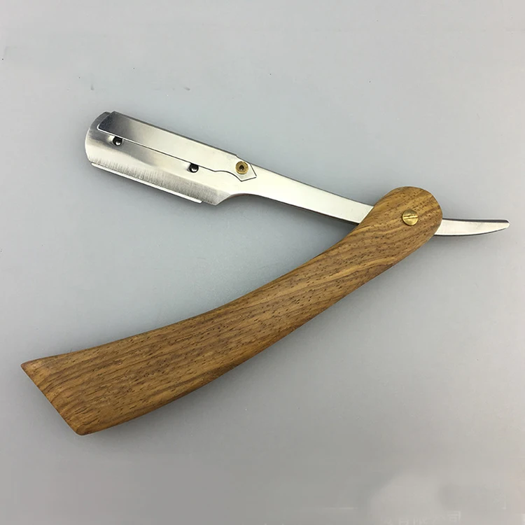 Custom LOGO Wood Barber Straight Edge Razor Shaving Blade
Custom LOGO Wood Barber Straight Edge Razor Shaving Blade