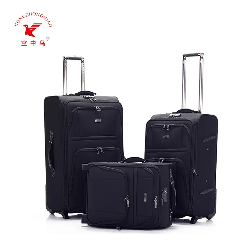 2021hot selling spare handle fabric luggage travel luggage big capacity goodquailty suitcase