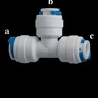 Plastic fittings RO System Adapter Tee Joint Pipe Fitting