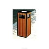 standard size outdoor wooden park dustbin, outdoor dustbin