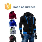 Men's Stylish Slim Fit Warm Hooded Hoodie Sweatshirt Zipper Coat Hoodie Jacket Outwear Hoodie Sweater