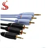 Shinestrong 10m AV 3.5mm Stereo Male to 2 RCA Male to Cable Audio/Video 3.5mm to 2 RCA headphone cable