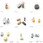 High Quality Customize Engraved Logo Beads Metal Jewelry Beads