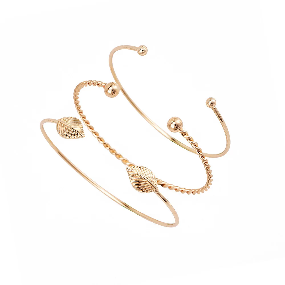 NUORO Gold-wrapped Round Beads And Leaves Decorate The Opening Bracelet Jewelry, N/a
NUORO Gold-wrapped Round Beads And Leaves Decorate The Opening Bracelet Jewelry, N/a