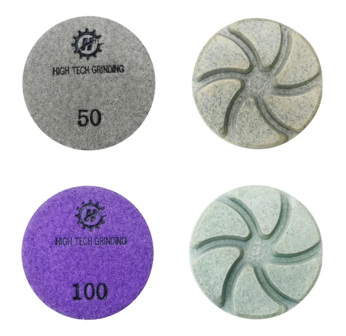 50 100 200 400 800 1500 3000 3inch 8mm resin polishing pad