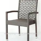 White Outdoor wicker cast aluminum patio furniture plastic chairs in china