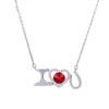 44300 fashion jewelry wholesale china , crystals from Swarovski, Jewelry with letter designs platinum chain necklace