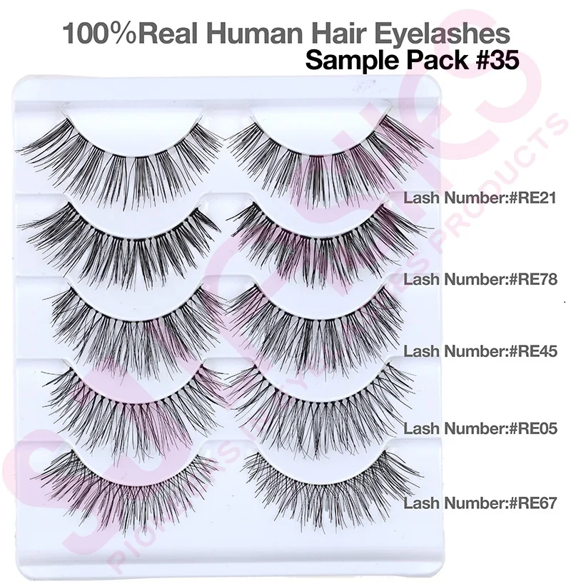 best selling products makeup suppliers china best full box silk human hair 5 pairs magnetic false eyelashes lashes