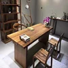 high-end walnut office computer table design shanghai