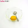 LeHe housewares transparent high borosilicate clear glass casserole hot cooking pot with glass lid