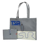 2019 China Supplier customized color printing laminated non woven tote bag
