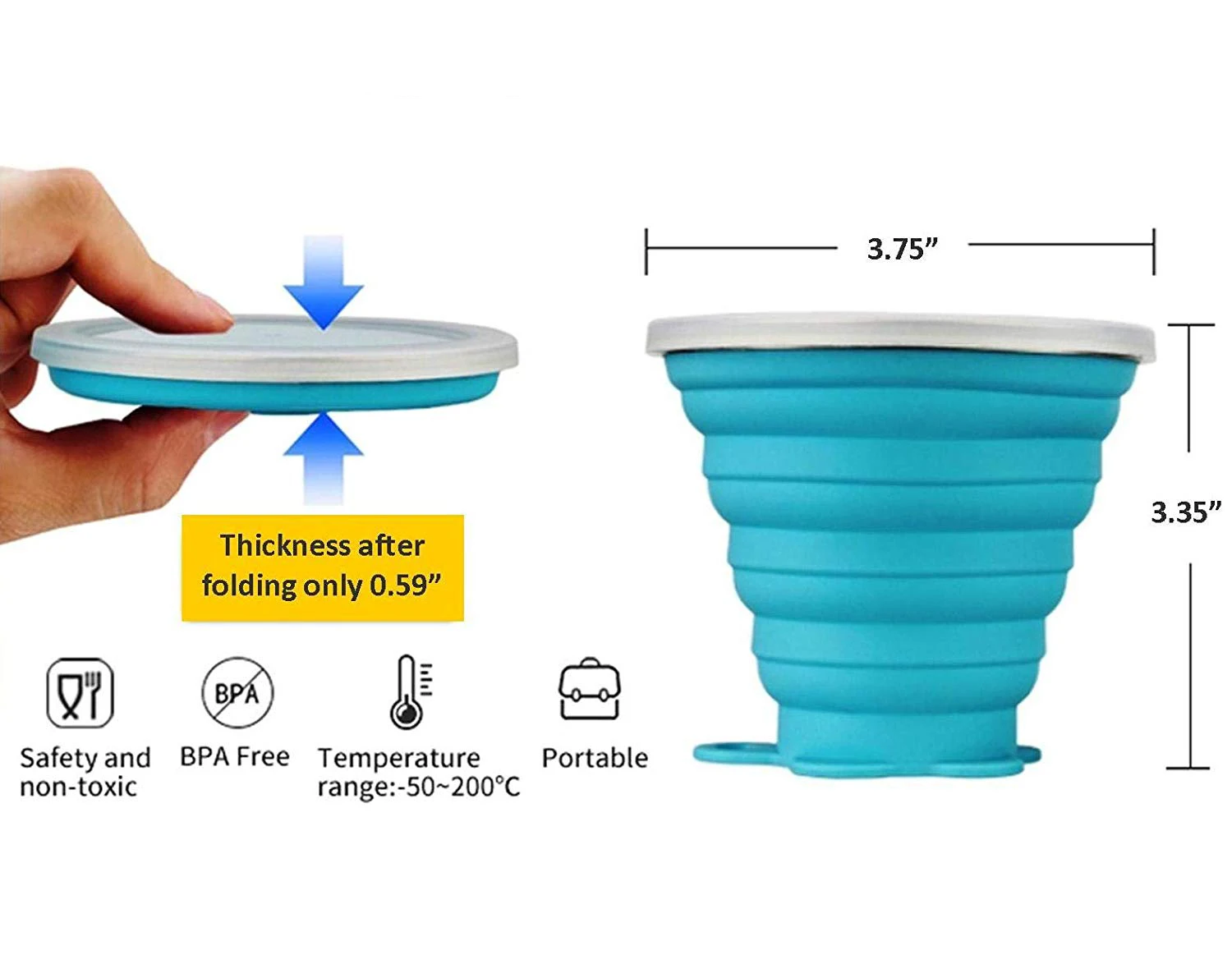 BPA Free Collapsible Drinking Water silicone cup collapsible Silicone Folding Cup With Lid, Grey,green,blue,red,orange ect
BPA Free Collapsible Drinking Water silicone cup collapsible Silicone Folding Cup With Lid, Grey,green,blue,red,orange ect