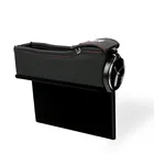 ISFC004 Car Seat Gap Organizer Leather Car Back Seat Organizer Car Cup Holder Organizer