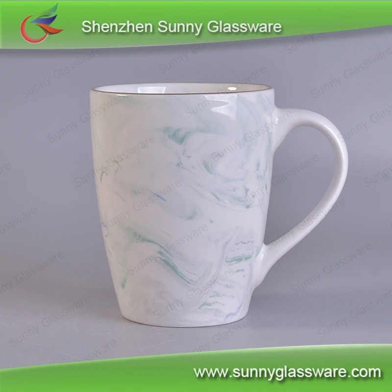 ceamic mug with ring handle / small ring handle mug