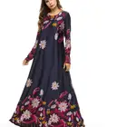 Women wholesale stock fashion casual islamic clothing plus size maxi dress new model abaya muslim dresses in dubai