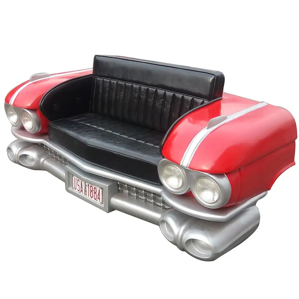 Vintage Classic Retro Cafe Car Diner Restaurant Booth Seating
