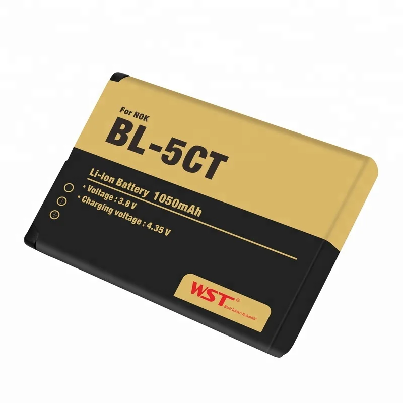 Shenzhen accessoires mobiles MSDS ROHS approuv&eacute; 1050 mAh 3.7 V batterie de t&eacute;l&eacute;phone portable Pour Nokia BL-5CT - ANKUX Tech Co., Ltd