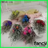 Wholesale flower making high quality artificial dry flower bouquets for Christmas and Valentine's Day gift
