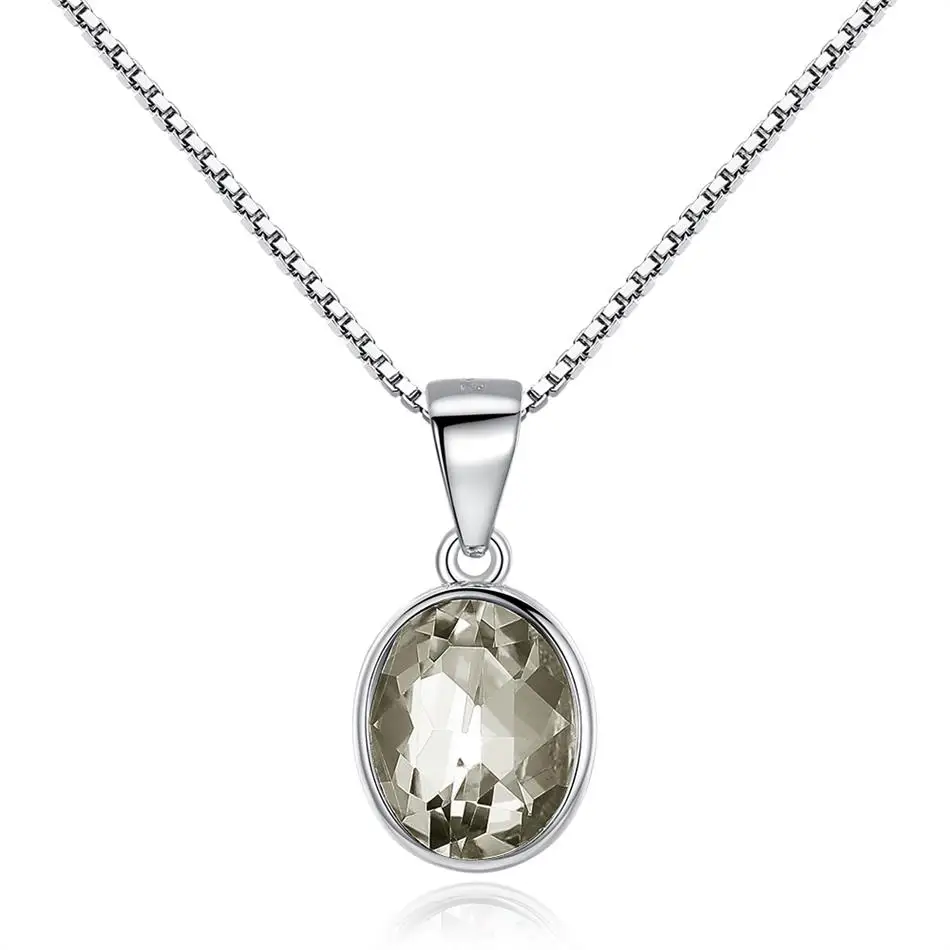 Fashion Wholesale Pendant Necklace Crystal 925 Sterling Silver Romantic Long Chain Necklace for Women Jewelry Gift
Fashion Wholesale Pendant Necklace Crystal 925 Sterling Silver Romantic Long Chain Necklace for Women Jewelry Gift