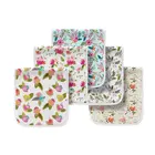 Terry Newborn New year Gift Baby Bib Cotton Scarf Baby Babi Organic Burp Cloths Set